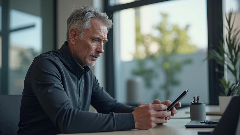 Coach analyzing soccer match video footage on tablet for performance evaluation