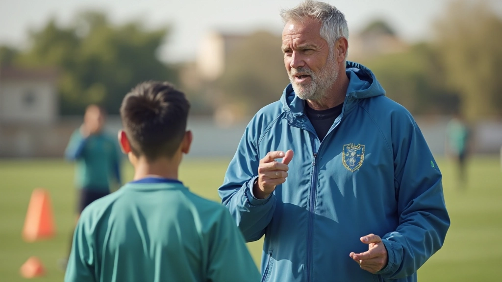 Soccer players practicing tactical positioning exercises during structured training session